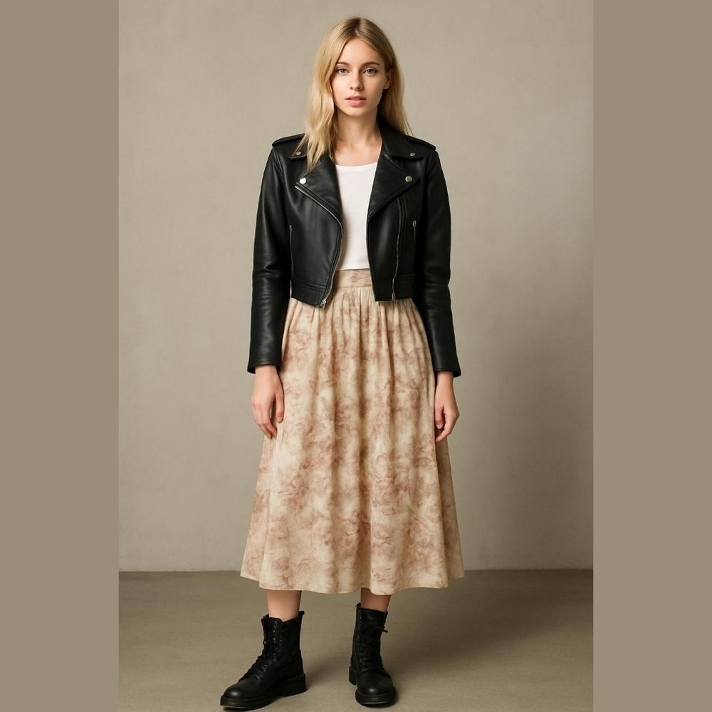 Vintage Floral Skirt – Romantic Cottagecore Vibes 🌸